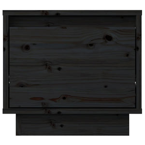 Nachttische 2er Set Kiefer Schwarz 35x34x32cm