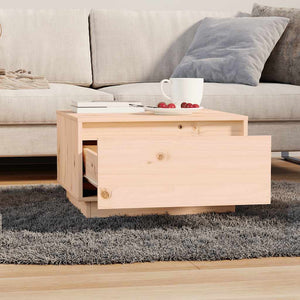 Couchtisch Kiefer Massivholz 55x56 cm