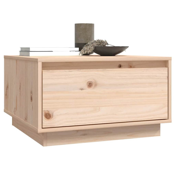 Couchtisch Kiefer Massivholz 55x56 cm