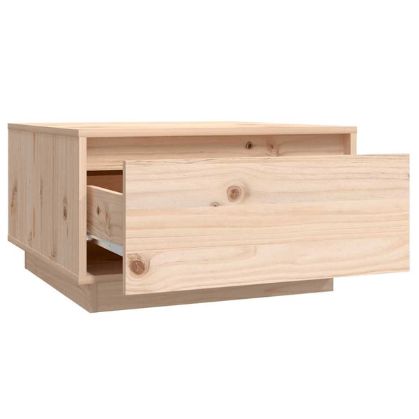 Couchtisch Kiefer Massivholz 55x56 cm