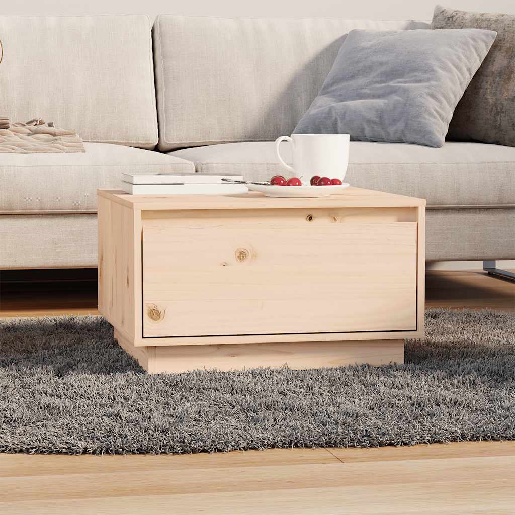 Couchtisch Kiefer Massivholz 55x56 cm
