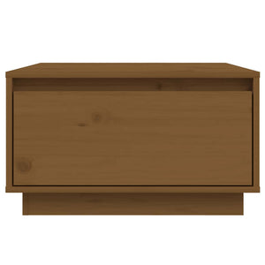 Couchtisch Honigbraun Kiefer Massivholz 55x56 cm