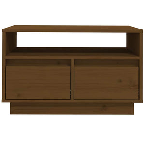 TV-Schrank Honigbraun Kiefer Massivholz 60cm