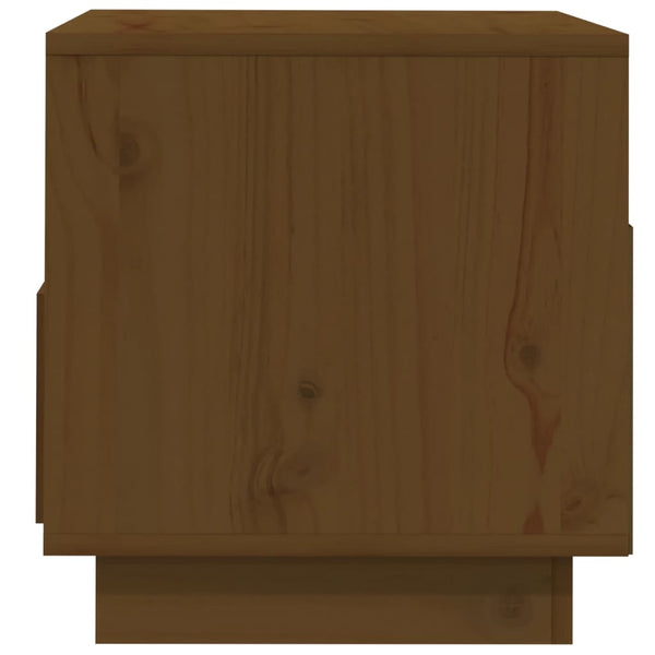 TV-Schrank Honigbraun Kiefer Massivholz 60cm