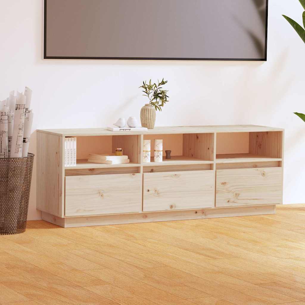TV-Schrank Kiefer Massivholz 140 cm