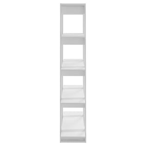 Weißes Bücherregal Raumteiler 100x30x160 cm