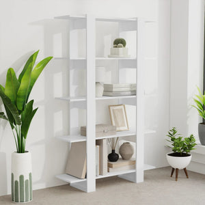 Weißes Bücherregal Raumteiler 100x30x160 cm