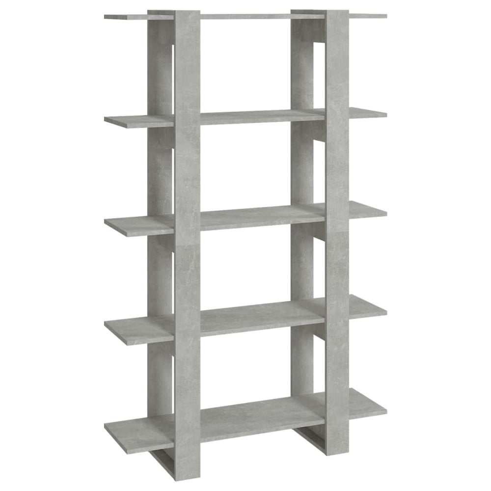 vidaXL Étagère/Séparateur de pièce Gris Ciment 100x30x160 cm