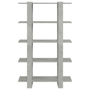 Betongraues Bücherregal / Raumteiler 100x30x160 cm