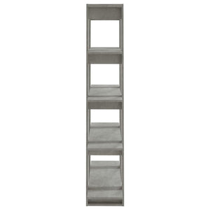 Betongraues Bücherregal / Raumteiler 100x30x160 cm