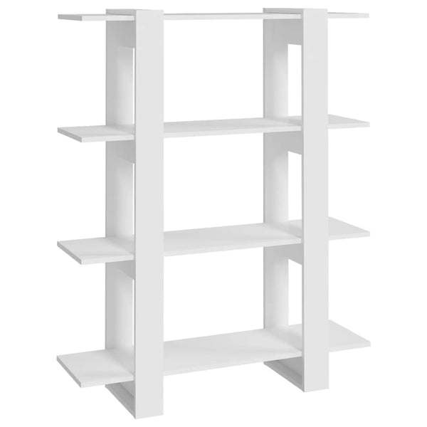 Weißes Bücherregal Raumteiler 100x123,5 cm