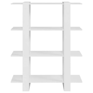 Weißes Bücherregal Raumteiler 100x123,5 cm