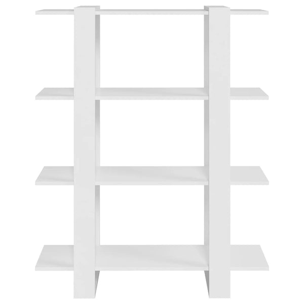 Weißes Bücherregal Raumteiler 100x123,5 cm