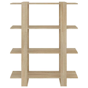 Sonoma Eiche Bücherregal Raumteiler 100x123,5 cm