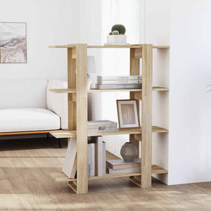 Sonoma Eiche Bücherregal Raumteiler 100x123,5 cm