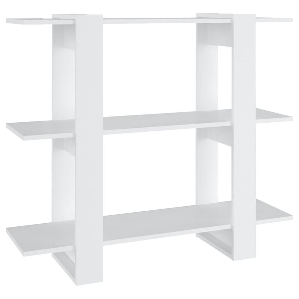 vidaXL Étagère/Séparateur de pièce Blanc 100 x 30 x 87 cm