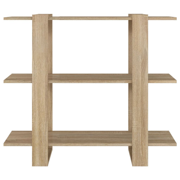 Sonoma Eiche Bücherregal Raumteiler 100x87 cm