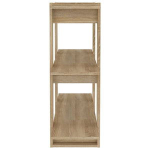 Sonoma Eiche Bücherregal Raumteiler 100x87 cm