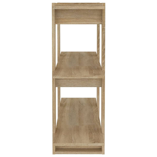 Sonoma Eiche Bücherregal Raumteiler 100x87 cm