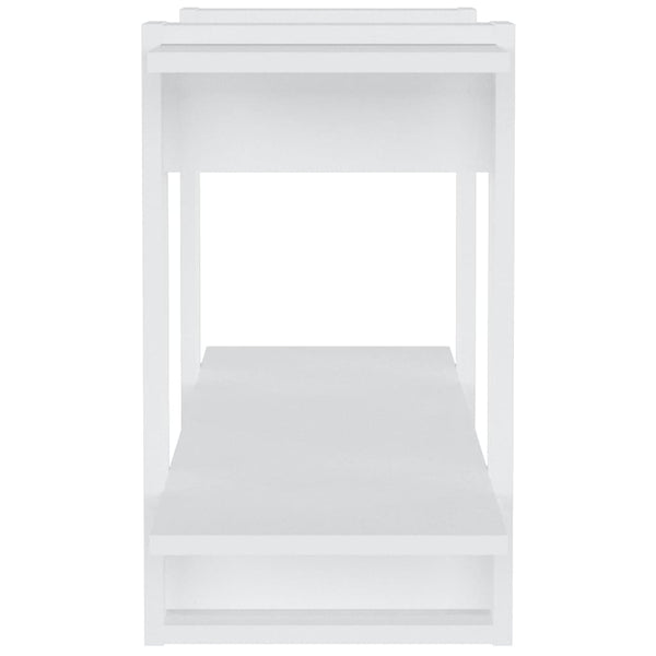 Weißes Bücherregal 100x30x51 cm