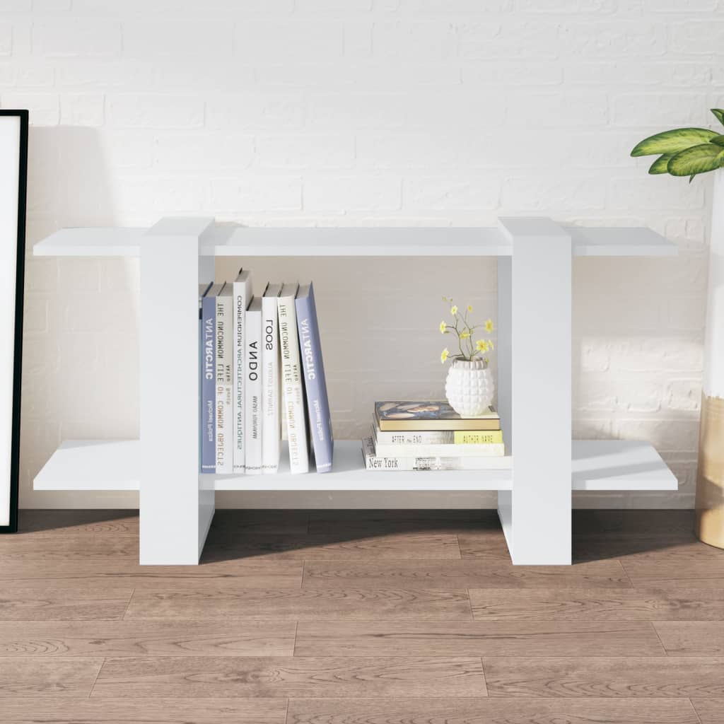 Weißes Bücherregal 100x30x51 cm