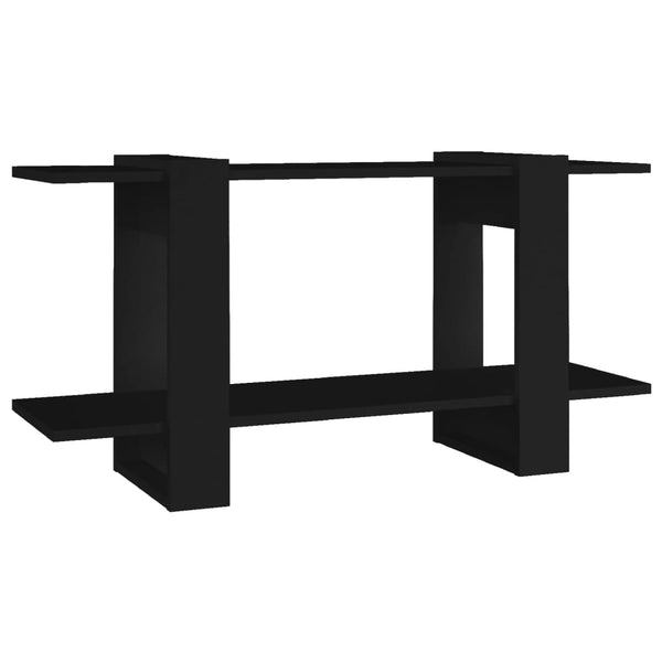 Schwarzes Bücherregal 100x30x51 cm