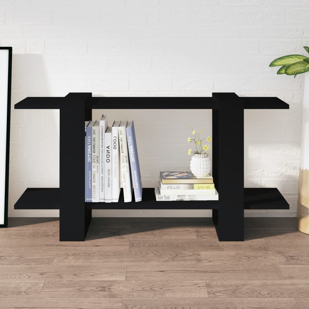 vidaXL Bibliothèque noire 100x30x51 cm Bois d'ingénierie