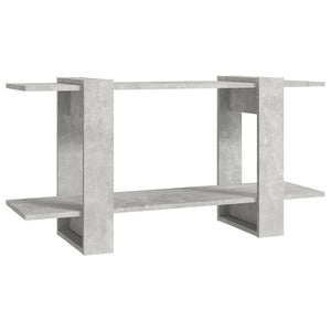 Betongraues Bücherregal 100x30x51 cm