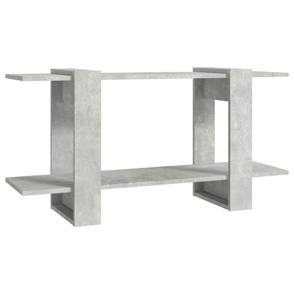 Betongraues Bücherregal 100x30x51 cm