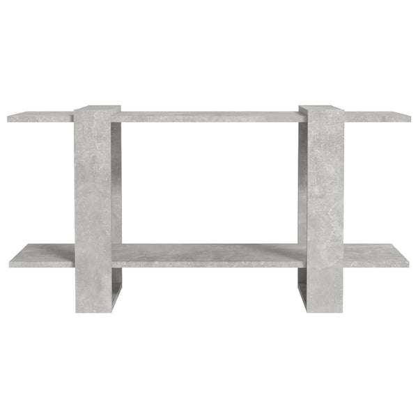 Betongraues Bücherregal 100x30x51 cm