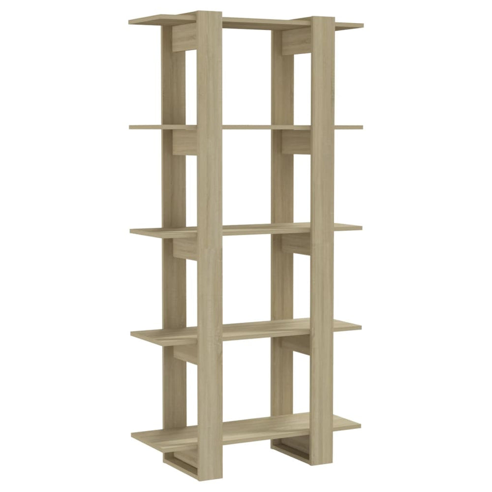 vidaXL Étagère/Séparateur de pièce Chêne Sonoma 80x30x160 cm Bois d'ingénierie