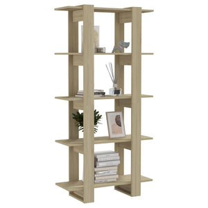 Sonoma Eiche Bücherregal Raumteiler 80x160 cm