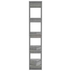 Betongraues Bücherregal / Raumteiler 80x160 cm