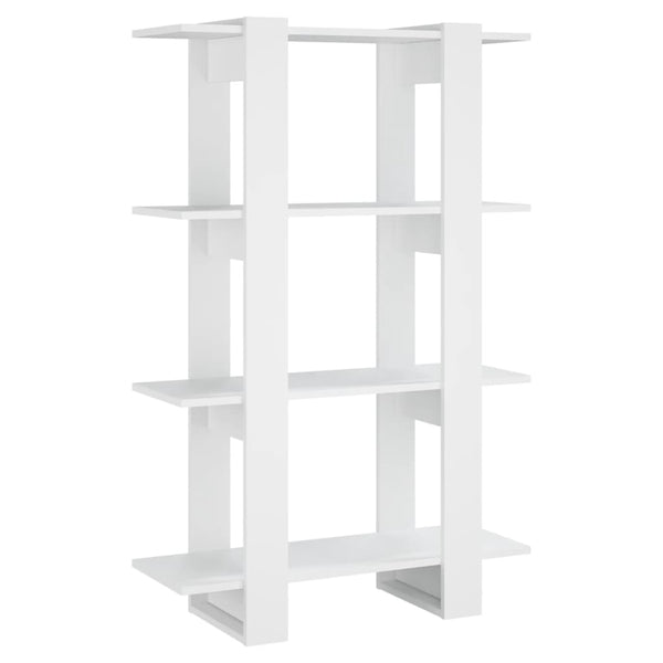 Weißes Bücherregal Raumteiler, 80cm