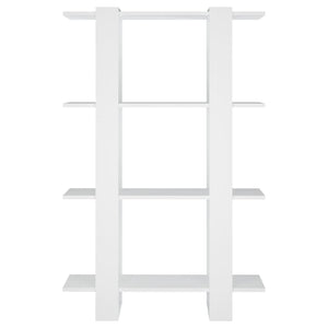 Weißes Bücherregal Raumteiler, 80cm