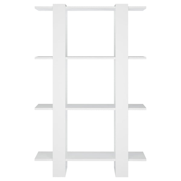 Weißes Bücherregal Raumteiler, 80cm