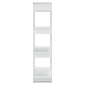 Weißes Bücherregal Raumteiler, 80cm