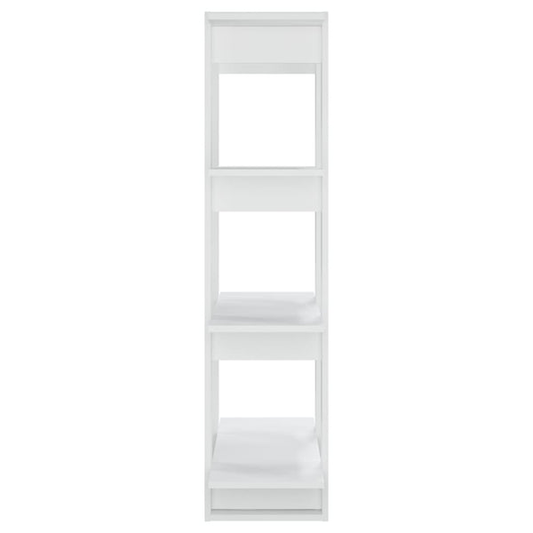 Weißes Bücherregal Raumteiler, 80cm