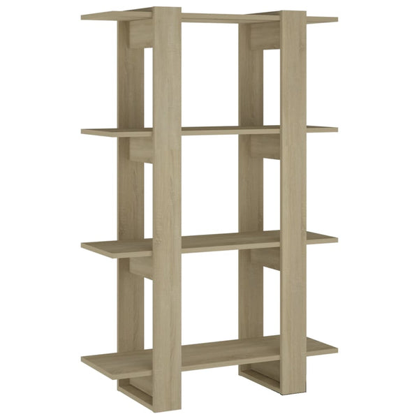 Sonoma Eiche Bücherregal Raumteiler 123,5cm