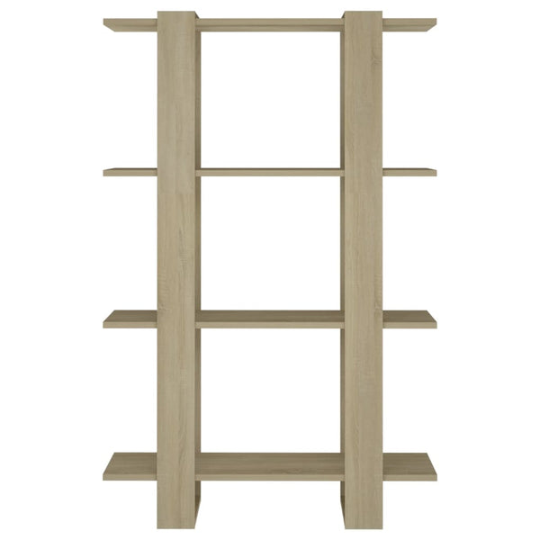 Sonoma Eiche Bücherregal Raumteiler 123,5cm