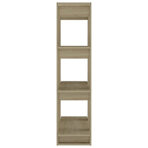 Sonoma Eiche Bücherregal Raumteiler 123,5cm