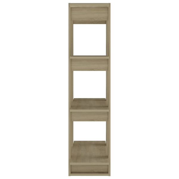 Sonoma Eiche Bücherregal Raumteiler 123,5cm
