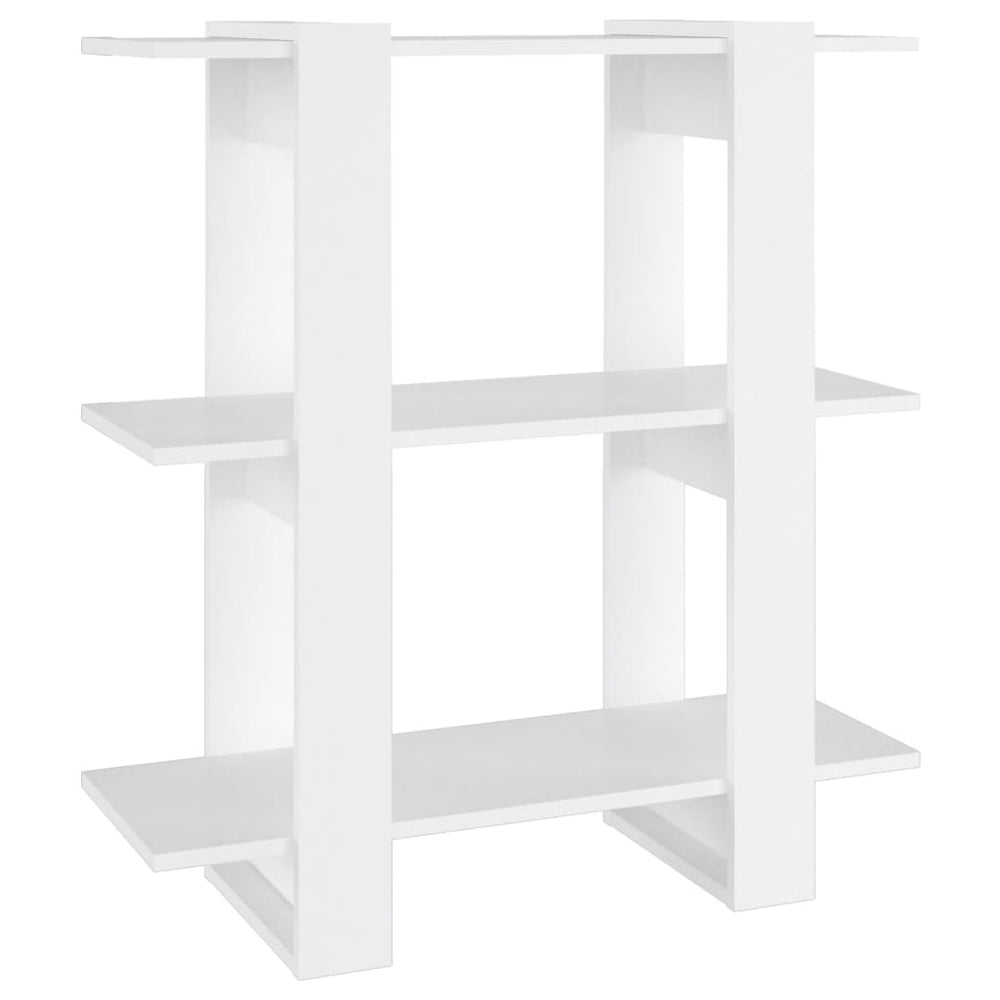 vidaXL Bibliothèque/Séparateur de pièce Blanc 80x30x87 cm