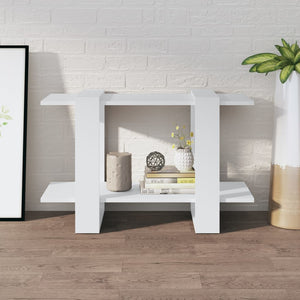 Weißes Bücherregal/Raumteiler 80x30x51 cm