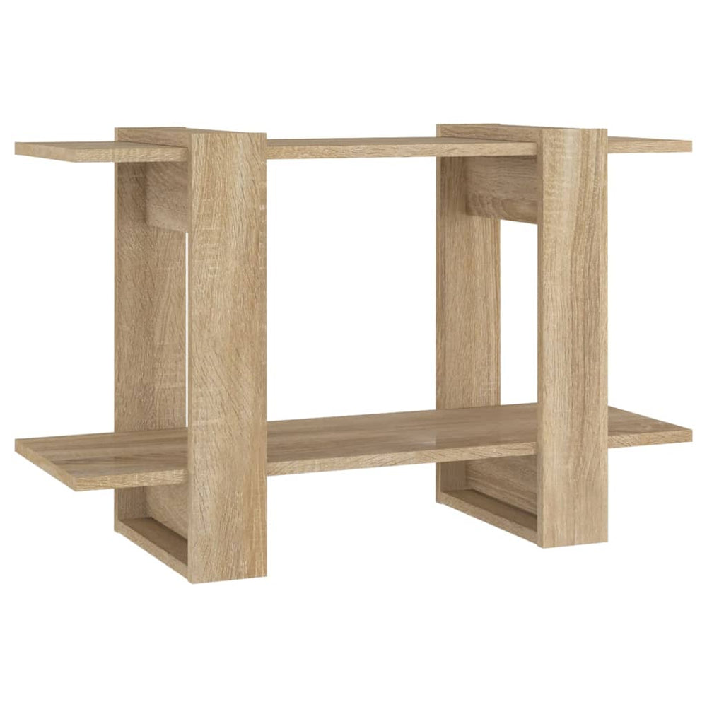 Sonoma Eiche Bücherregal Raumteiler 80x51 cm