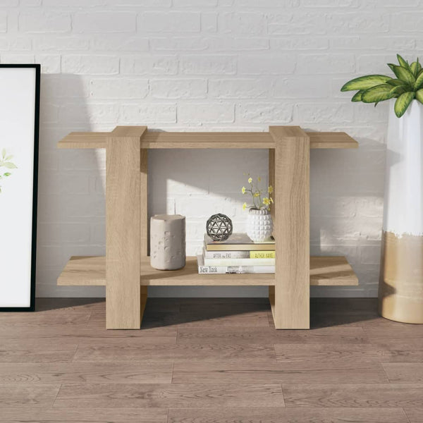 Sonoma Eiche Bücherregal Raumteiler 80x51 cm