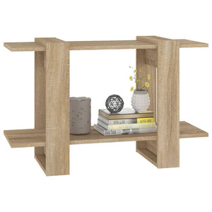 Sonoma Eiche Bücherregal Raumteiler 80x51 cm