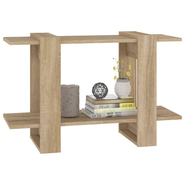 Sonoma Eiche Bücherregal Raumteiler 80x51 cm
