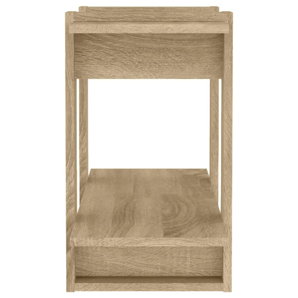 Sonoma Eiche Bücherregal Raumteiler 80x51 cm