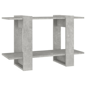 Betongraues Bücherregal/Raumteiler 80x30x51 cm